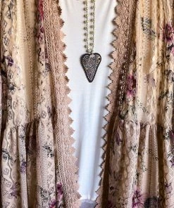 Origami AHB EXCLUSIVE: Embrace The Joy Kimono/Duster - Taupe/Flower What's New