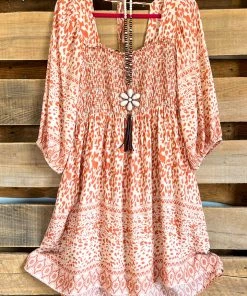 Umgee It Could Be You Dress - Salmon Mix What's New