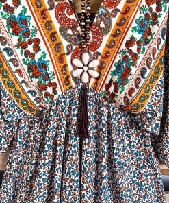 Umgee Dazzling Grace Dress - Cream Mix