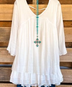 Sassybling What's New AHB EXCLUSIVE: Only Thing That Matters Tunic - Off White