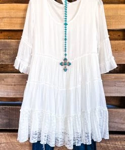 Sassybling What's New AHB EXCLUSIVE: Like A Dream To Me Tunic - White