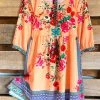 Umgee What's New Tropical Meadow Dress - Cantaloupe