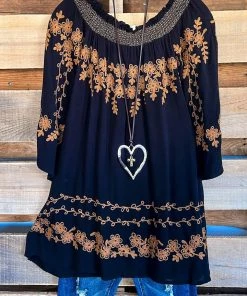 Asha AHB EXCLUSIVE: Fall In Love Tunic - Black What's New