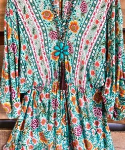 Umgee No Worries Here Dress - Mint Green