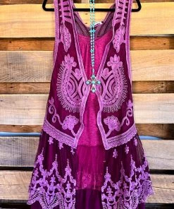 Origami What's New AHB EXCLUSIVE: See My Soul Vest - Plum