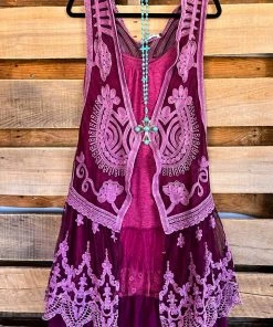 Origami What's New AHB EXCLUSIVE: See My Soul Vest - Plum