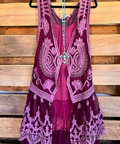 Origami What's New AHB EXCLUSIVE: See My Soul Vest - Plum