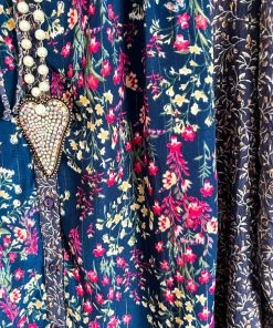 Umgee What's New Unforgettable Youth Blouse - Navy Mix