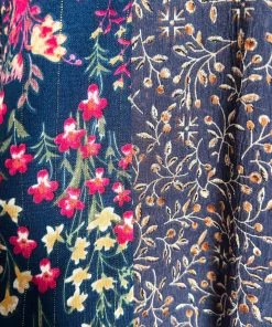 Umgee What's New Unforgettable Youth Blouse - Navy Mix