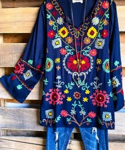 A&A AHB EXCLUSIVE: See My Joy Tunic - Navy What's New