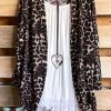 Emerald Display Of Beauty Cardigan - Leopard - SALE