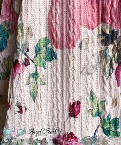 Origami What's New AHB EXCLUSIVE: Angel In You Sweater Cardigan - Natural/Big Rose