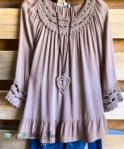 Andree What's New Playfully Perfect Top - Mocha