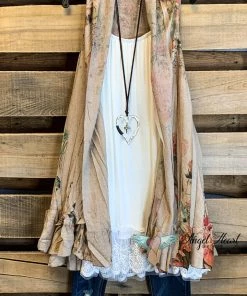 Origami AHB EXCLUSIVE: Counting The Stars Vest - Taupe/Rose