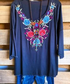 A&A AHB EXCLUSIVE: Just A Thought Top - Dk Grey