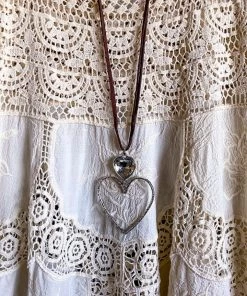 Origami AHB EXCLUSIVE: Delightful Details Cotton Top - Natural - 100% COTTON What's New