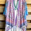 Umgee Nothing Like Your Love Kimono - Sky Mix - SALE