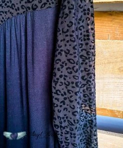 Emerald Beyond Happiness Top - Black On Black - SALE