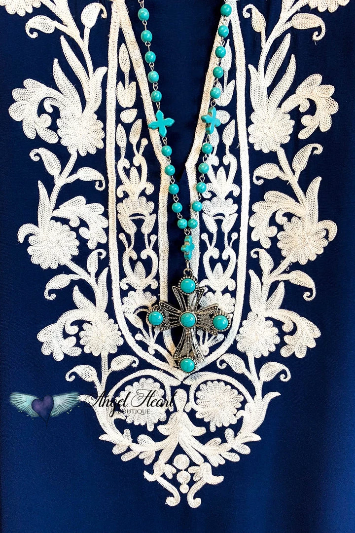 Kareena's Trends AHB EXCLUSIVE: Singing To My Soul Blouse - Navy What's New 4 Kareena's Trends AHB EXCLUSIVE: Singing To My Soul Blouse - Navy What's New