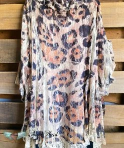 Origami AHB EXCLUSIVE: Embracing Love Lace Cardigan - Beige/Leopard What's New