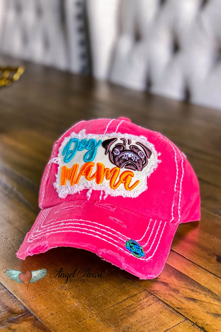 Too Too Hat Dog Mama Pug Face Hat - Fuchsia 3 Too Too Hat Dog Mama Pug Face Hat - Fuchsia