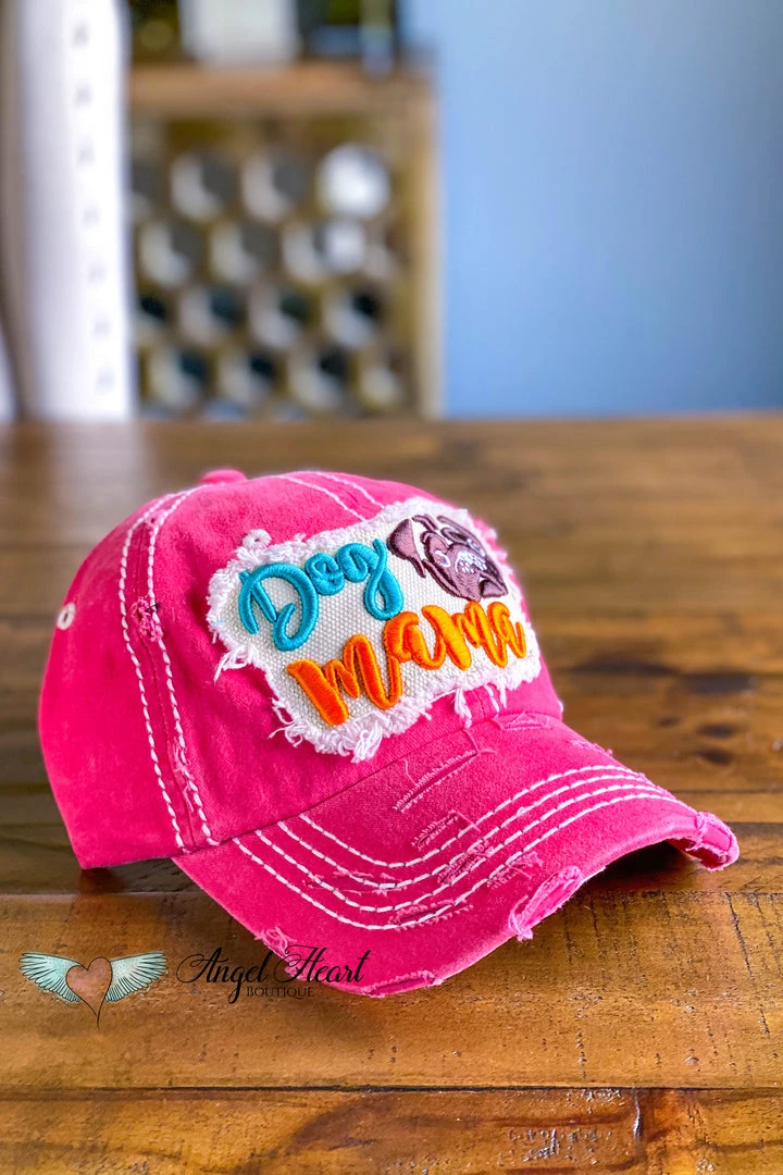 Too Too Hat Dog Mama Pug Face Hat - Fuchsia 4 Too Too Hat Dog Mama Pug Face Hat - Fuchsia