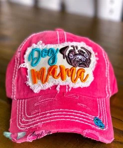 Too Too Hat Dog Mama Pug Face Hat - Fuchsia 11 Too Too Hat Dog Mama Pug Face Hat - Fuchsia