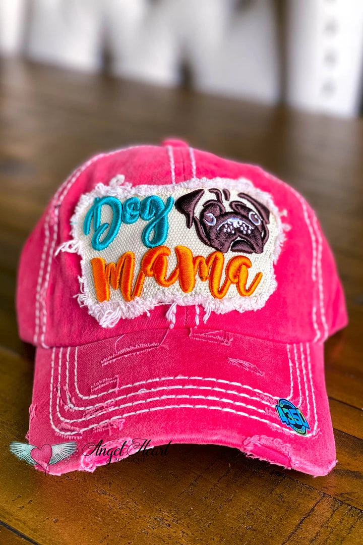 Too Too Hat Dog Mama Pug Face Hat - Fuchsia 6 Too Too Hat Dog Mama Pug Face Hat - Fuchsia