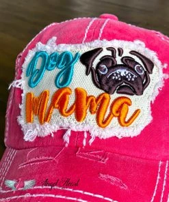 Too Too Hat Dog Mama Pug Face Hat - Fuchsia 12 Too Too Hat Dog Mama Pug Face Hat - Fuchsia