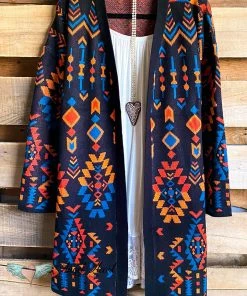 Angel Heart Sales 7 Andree Aztec Dream Cardigan - Black/Multi - SALE
