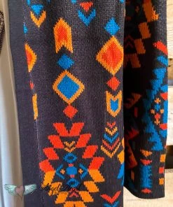 Andree Aztec Dream Cardigan - Black/Multi - SALE