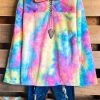 Oddi Feels Like Love Faux Fur Pullover - Rainbow Combo - SALE