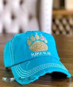 Too Too Hat Mama Bear Sequin Hat - Turquoise What's New