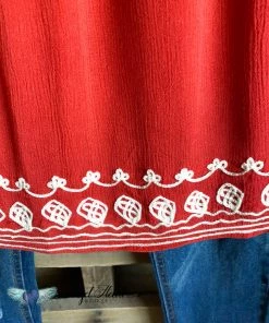 A&A AHB EXCLUSIVE: Simply Stunning Tunic - Coral