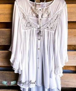 A&A What's New AHB EXCLUSIVE: Finding Freedom Sheer Blouse - Ivory