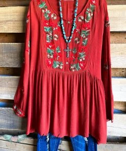 A&A AHB EXCLUSIVE: Such A Darling Tunic - Rust