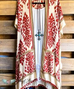 Urbanista What's New AHB EXCLUSIVE: Bali Intentions Kimono - Rust