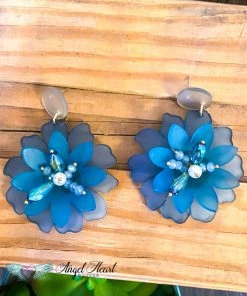 Treasure Jewels Aster Blue Earrings What's New