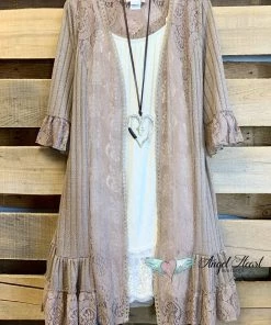 Sassybling What's New AHB EXCLUSIVE: Champagne In The City Cardigan - Mocha