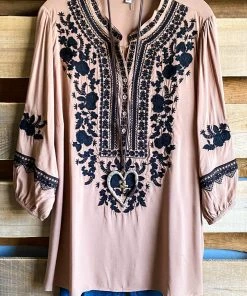 Andree By Unit AHB EXCLUSIVE - Couldn't Love You More Top - Mocha/Black - SALE