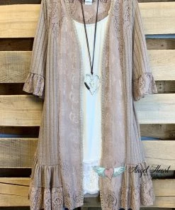 Sassybling What's New AHB EXCLUSIVE: Champagne In The City Cardigan - Mocha