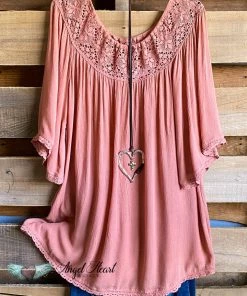 Asha AHB EXCLUSIVE: Feeling Free Tunic - Mauve - SALE