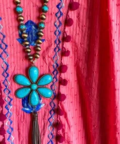 A&A AHB EXCLUSIVE: Let It Be Me Tunic - Pink - 100% COTTON What's New