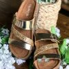 Fashion Go Shine Bright Strap Sandals - Champagne Gold - SALE Shoes