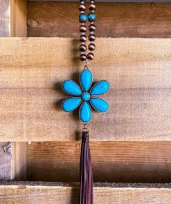 Your Fashion Wholesale Flower Power Necklace - Turquoise
