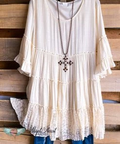 Sassybling AHB EXCLUSIVE: Like A Dream To Me Tunic - Beige What's New