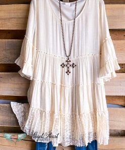 Sassybling AHB EXCLUSIVE: Like A Dream To Me Tunic - Beige What's New