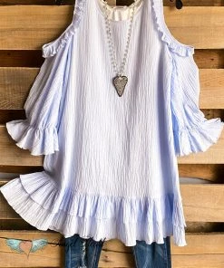 Sassybling What's New AHB EXCLUSIVE: Not A Doubt In Your Mind Dress - Blue - 100% COTTON