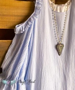 Sassybling What's New AHB EXCLUSIVE: Not A Doubt In Your Mind Dress - Blue - 100% COTTON