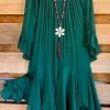 Sassybling AHB EXCLUSIVE: The It Girl Oversized Tunic - Forrest Green What's New
